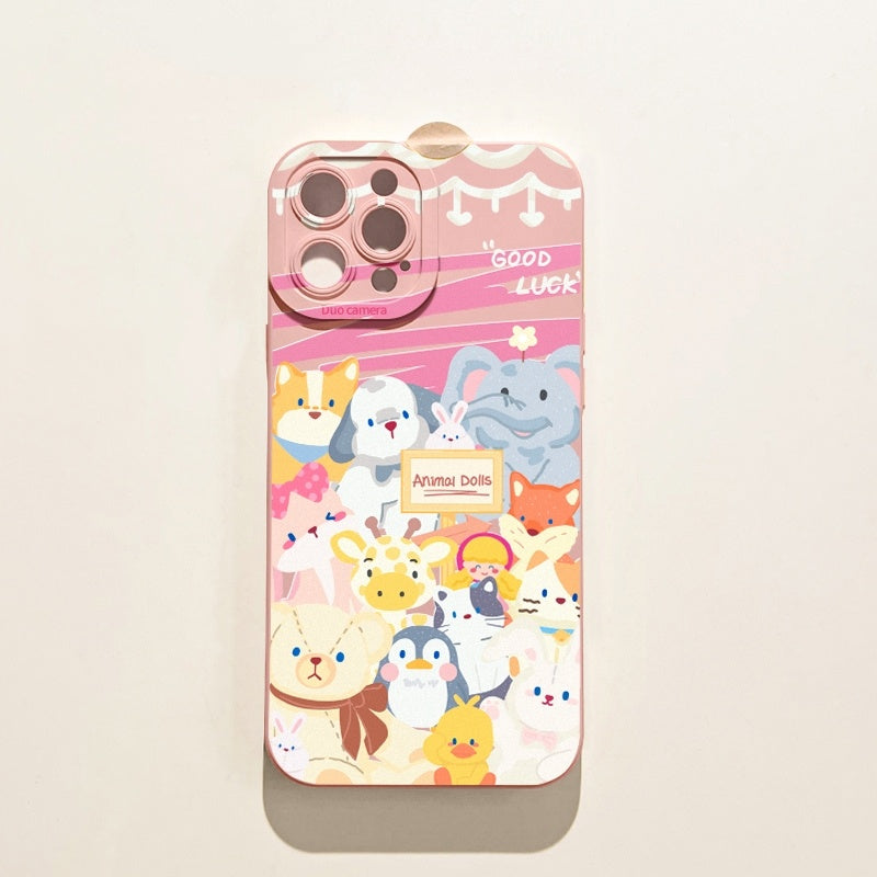 Cartoon Cute Animal Printed Phone Case