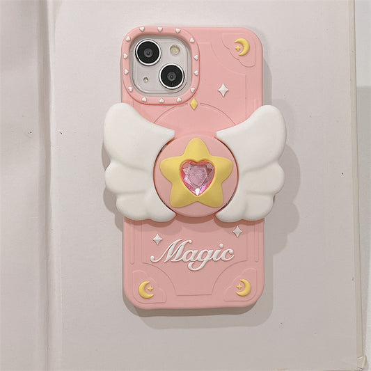 Silicone Phone Case Cute Angel Wings