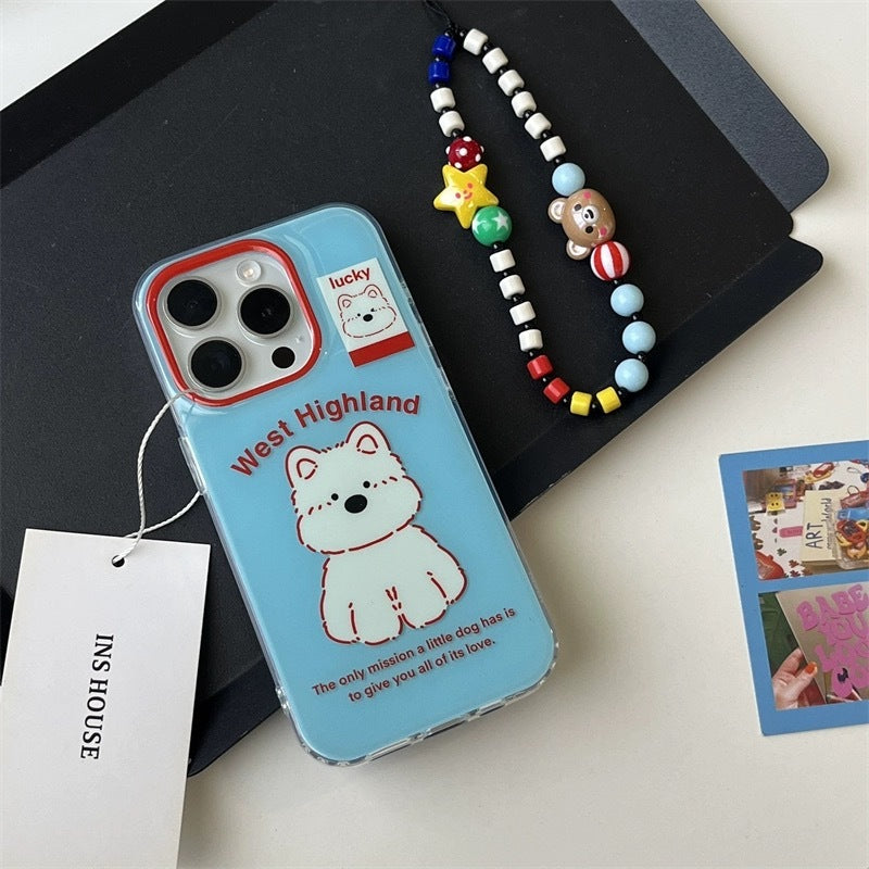 Cute Double-layer Printing Phone Case