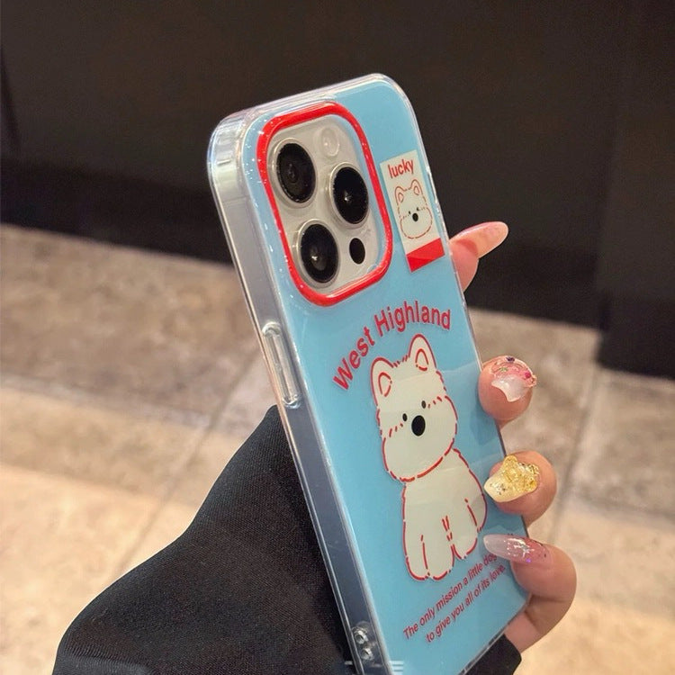 Cute Double-layer Printing Phone Case