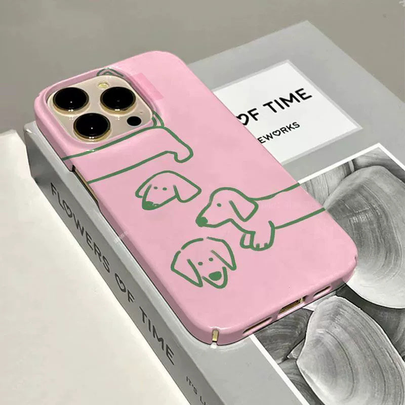 Funny Dog Cute Cartoon Sausage Phone Case