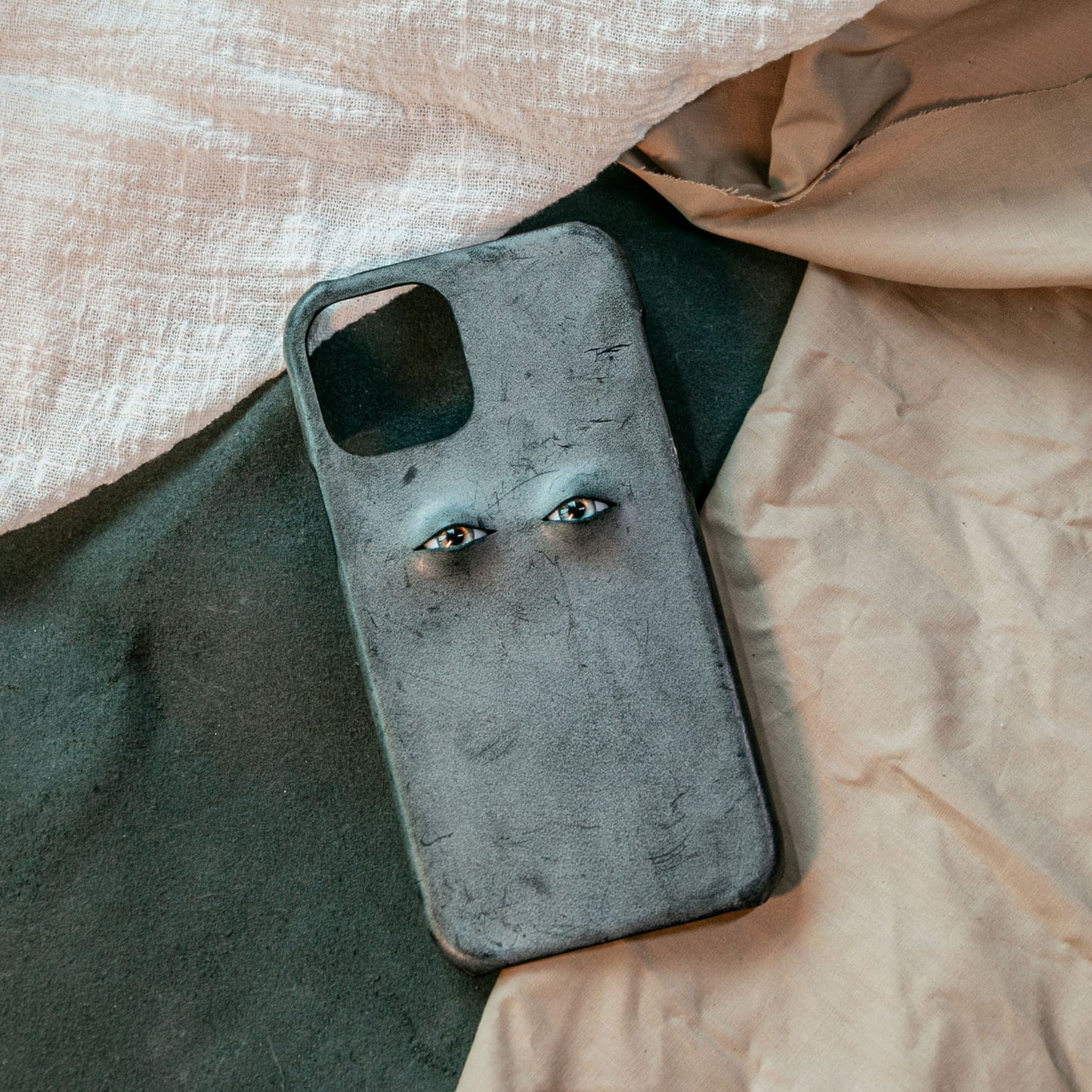 Vintage Distressed Leather Leather Phone Case