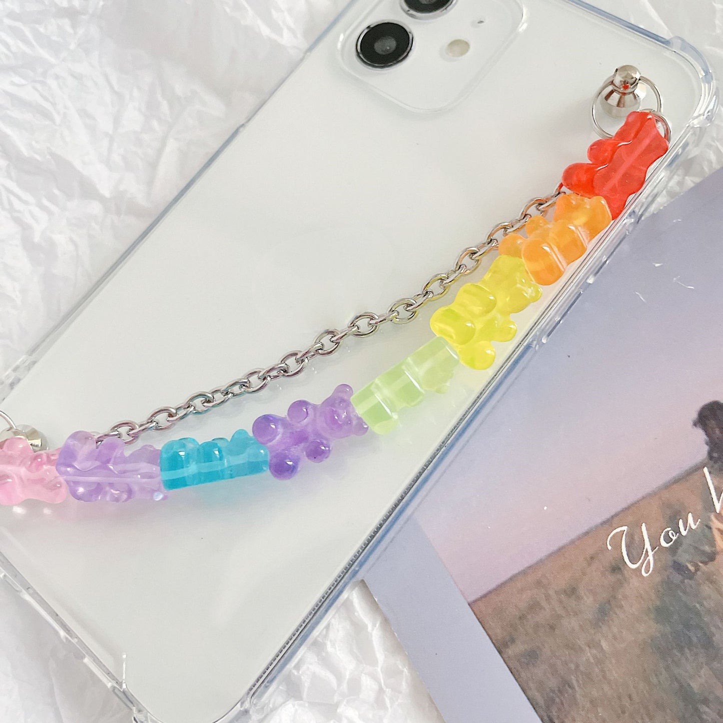 Cute Candy Bear Bracelet Phone Case