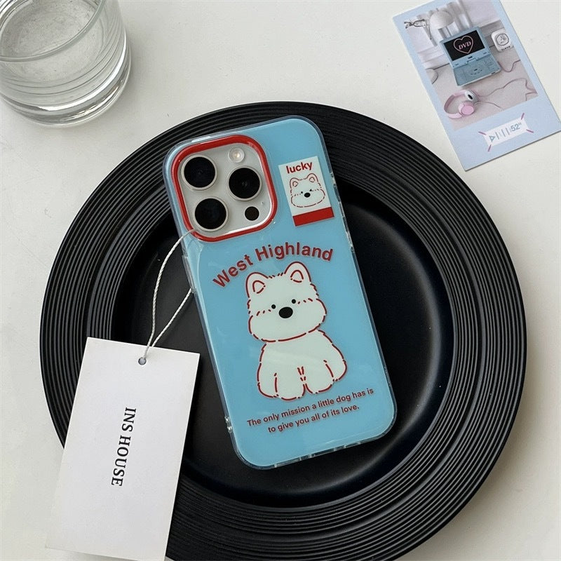 Cute Double-layer Printing Phone Case