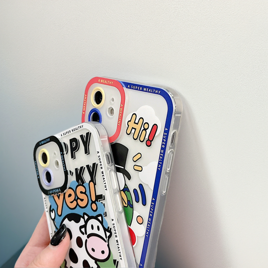 Cartoon Cute Pet Lanyard TPU Phone Case