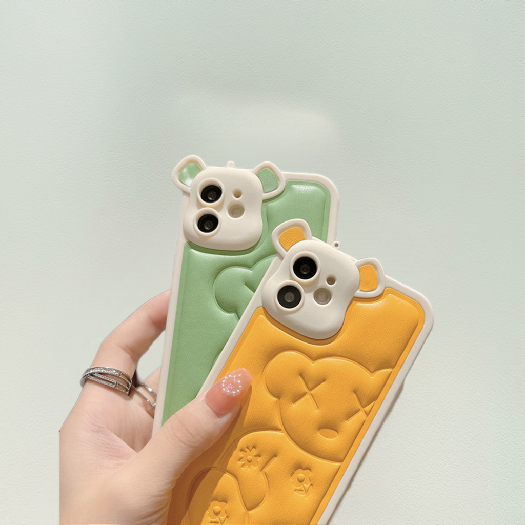 Cute Bear 13pro Silicone Phone Case